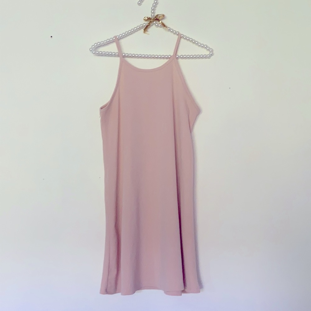 Blush shift dress size medium